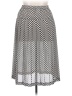 Assorted Brands Houndstooth Silver Casual Skirt Size 14 - photo 2