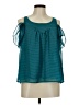 Maeve 100% Polyester Teal Sleeveless Blouse Size 6 - photo 1