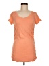 Assorted Brands 100% Cotton Orange Short Sleeve Top Size M - photo 1