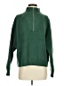 MNG Solid Green Turtleneck Sweater Size S - photo 1