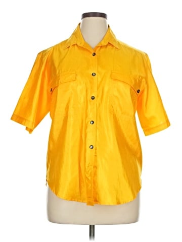 Notations Short Sleeve Button-Down Shirt (view 1)