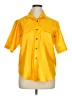 Notations Yellow Short Sleeve Button-Down Shirt Size 14 - photo 1