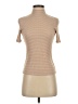 RACHEL Rachel Roy Tan Short Sleeve Turtleneck Size S - photo 1