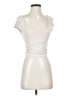 Shein Ivory Sleeveless T-Shirt Size 2 - photo 1