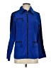 Laura Ashley Color Block Blue Track Jacket Size S - photo 1