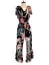 Assorted Brands Tropical Black Jumpsuit Size 2 - photo 1