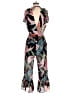 Assorted Brands Tropical Black Jumpsuit Size 2 - photo 2