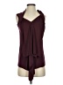 Assorted Brands Burgundy Sleeveless Blouse Size 2 - photo 1