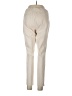 Ecru Solid Ivory Casual Pants Size 10 - photo 2