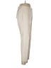 Ecru Solid Ivory Casual Pants Size 10 - photo 4