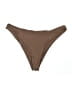 Aurelle Solid Brown Swimsuit Bottoms Size M - photo 1