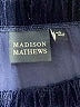 Madison 100% Polyester Black Blue 3/4 Sleeve Blouse Size XS - photo 7