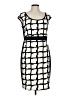 Cartise Graphic Ivory Cocktail Dress Size 10 - photo 1