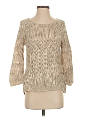 Knitted & Knotted Pullover Sweater (view 1)
