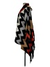 Double Zero 100% Acrylic Black Poncho Size S - photo 5
