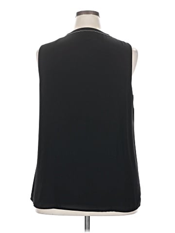 Truly Poppy Sleeveless Blouse (view 2)