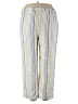Unbranded 100% Polyester Stripes Yellow White Casual Pants Size 2X (estimated) - photo 1
