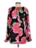 Hazel 100% Polyester Black Pink Long Sleeve Blouse Size S - photo 2