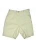 L.L.Bean 100% Cotton Solid Tan Ivory Khaki Shorts Size 16 - photo 1