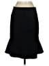 J. McLaughlin Solid Black Formal Skirt Size 4 - photo 2