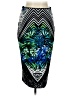 Bisou Bisou Graphic Black Formal Skirt Size M - photo 1