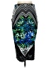 Bisou Bisou Graphic Black Formal Skirt Size M - photo 2