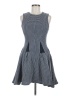 Thakoon Houndstooth Gray Casual Dress Size 6 - photo 1
