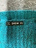 Shein 100% Acrylic Teal Turtleneck Sweater Size M - photo 7