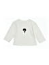 Unbranded Ivory White 3/4 Sleeve T-Shirt Size 80 cm / US 12-18 MO - photo 1