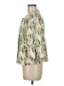 J.Jill 100% Silk Print Ivory Silk Blazer Size M (petite) - photo 5