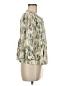 J.Jill 100% Silk Print Ivory Silk Blazer Size M (petite) - photo 4