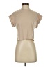 Unbranded Tan Short Sleeve Turtleneck Size S - photo 1