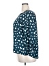 Papermoon 100% Polyester Teal 3/4 Sleeve Blouse Size XXL - photo 5