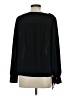 Ann Taylor LOFT 100% Polyester Black Long Sleeve Blouse Size XS - photo 2