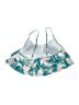 Unbranded Tropical Green Swimsuit Top Size 10 - photo 2