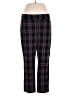 Ann Taylor LOFT Outlet Plaid Black Casual Pants Size 12 - photo 1