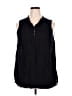 Torrid 100% Rayon Black Sleeveless Blouse Size 2X Plus (2) - photo 1