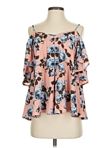 Blue Rain 3/4 Sleeve Blouse (view 1)