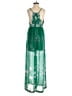 Free People 100% Polyester Green Jumpsuit Size 4 - photo 2