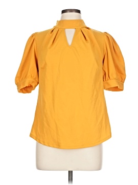 Blouse Femme 7th Avenue Design Studio - Taille L Bleu Marine Imprimé Abeilles - Occasion Parfait état