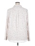 Investments 100% Polyester Polka Dots White Long Sleeve Blouse Size 2X - photo 2