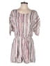 BCBGeneration 100% Viscose Stripes White Romper Size M - photo 1