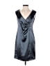 DressBarn 100% Polyester Silver Cocktail Dress Size 6 - photo 1