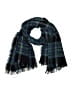 Unbranded Plaid Blue Scarf One size - photo 1