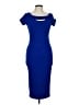 Snap Blue Cocktail Dress Size L - photo 1