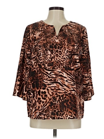 Emery Rose 3/4 Sleeve Blouse (view 1)