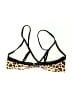 Unbranded Animal Print Gold Swimsuit Top Size M - photo 2