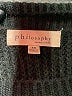 Philosophy Republic Clothing 100% Acrylic Black Pullover Sweater Size XS - photo 7