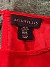 Amaryllis 100% Polyester Red Long Sleeve Blouse Size XS - photo 4
