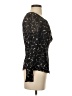 Club Monaco 100% Polyester Black Long Sleeve Blouse Size XS - photo 4